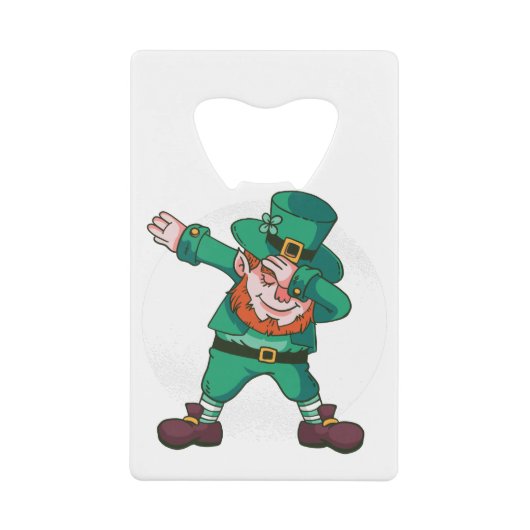 st patricksレプレショーンダビング踊り クレジットカード栓抜き (正面)