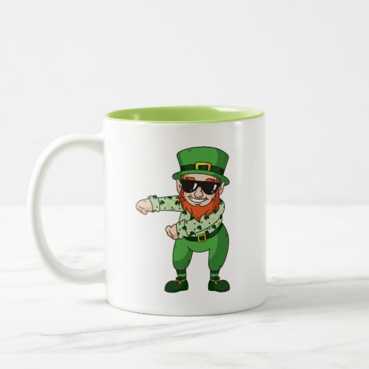 st patricksレプレショーン浮き踊り ツートーンマグカップ (左)