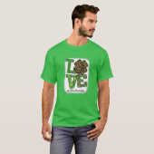 St patricks先生メッシーバンヒョウ漂白イリ tシャツ (正面フル)