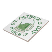 st patricks動揺してグリーンビール タイル (側面)