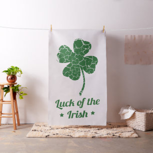 st patricks動揺してラッキーのクローバー ファブリック