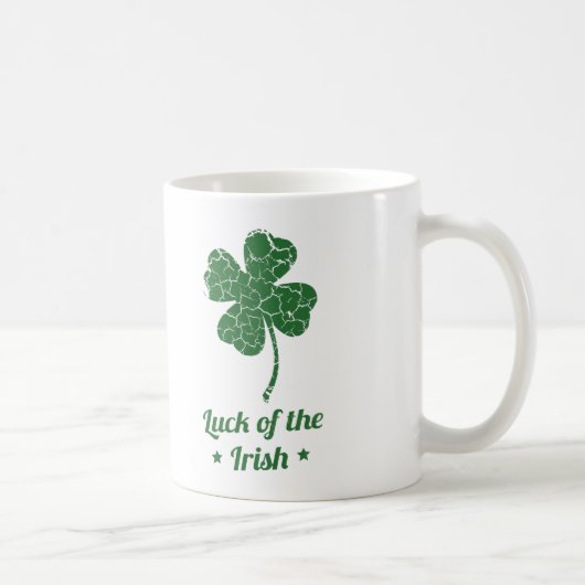 st patricks動揺してラックスクローバー コーヒーマグカップ (右)