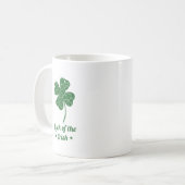 st patricks動揺してラックスクローバー コーヒーマグカップ (正面左)