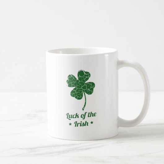 st patricks動揺してラックスクローバー コーヒーマグカップ (右)