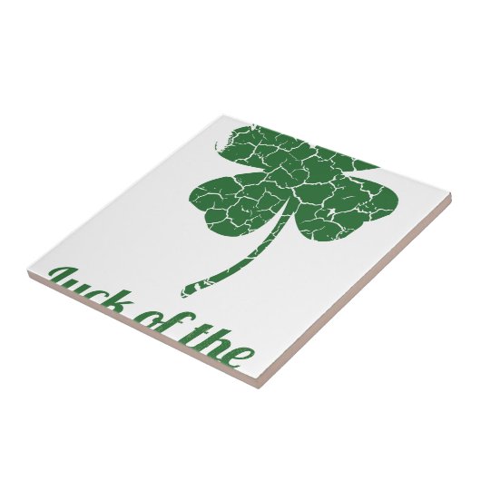 st patricks動揺してラックスクローバー タイル (側面)