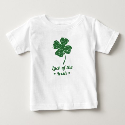 st patricks動揺してラックスクローバー ベビーTシャツ (正面)
