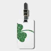 st patricks動揺してラックスクローバー ラゲッジタグ (正面縦)