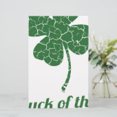 st patricks動揺してラックスクローバー 便箋 (スタンド正面)