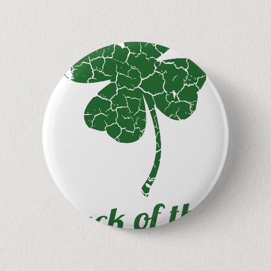 st patricks動揺してラックスクローバー 缶バッジ (正面)