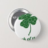 st patricks動揺してラックスクローバー 缶バッジ (正面&裏面)