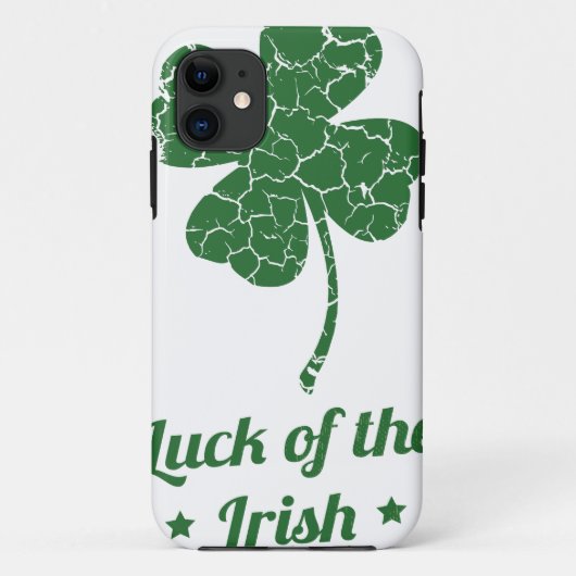 st patricks動揺してラックスクローバー Case-Mate iPhoneケース (裏面)