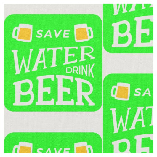 st patricks救おもしろい水飲料ビール ファブリック (クローズアップ)