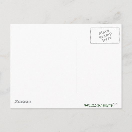 St. Patricks日のコレクション シーズンポストカード (裏面)