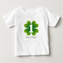 St. Patricks日の第1誕生日 ベビーTシャツ