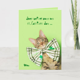 St. Patricks日の誕生日 カード