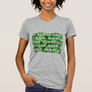 St patricks日日ショウガは引き継ぎます tシャツ