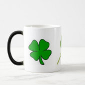 St. Patricks日色の変更のマグ モーフィングマグカップ (左)