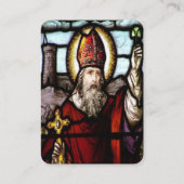 St patricks祈りの言葉の忠実な祈りの言葉カード 名刺 (正面)