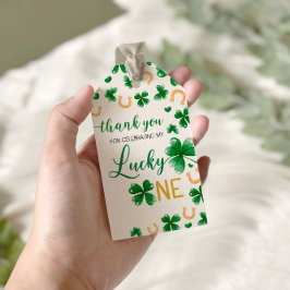 St patricks誕生日ラッキーワンギフトラベル ギフトタグ