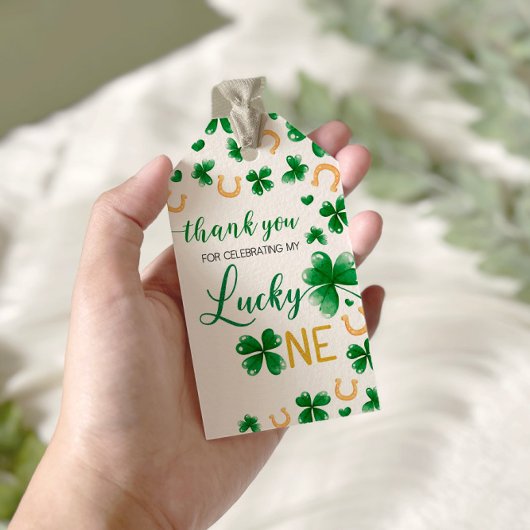 St patricks誕生日ラッキーワンギフトラベル ギフトタグ