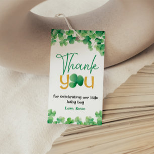 St patricks誕生日ラッキーワンギフトラベル ギフトタグ