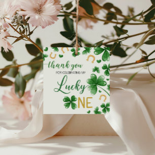St patricks誕生日ラッキーワンギフトラベル フェイバータグ