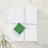 st patricks黄金のシャムロック ギフトタグ (より糸付き)