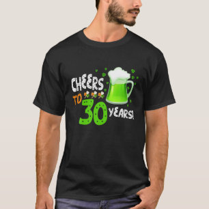 st patricks30歳誕生日ビールマグ30歳TE Tシャツ