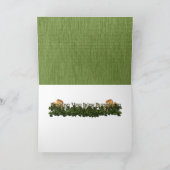 St patricks -あなたの写真を加えて下さい-シャムロックフレーム カード (内部)