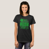 st patricks・シャムロックのメンズ・ウィメンズBでアイルランド語を入手 Tシャツ (正面フル)