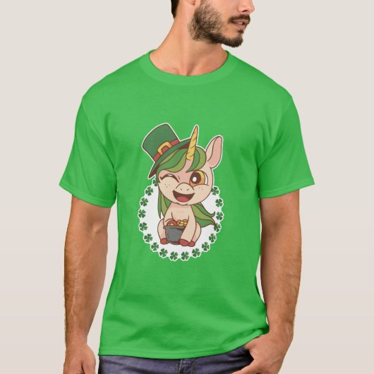St patricks・ユニコーン tシャツ (正面)