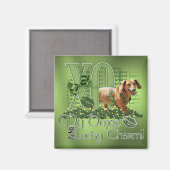 St patricks – 私ラッキーチャーム – ダシュント – アビー マグネット (正面/裏面)