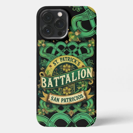 St Patricks Battalion San Patricios Irish Mexican iPhoneケース (裏面)