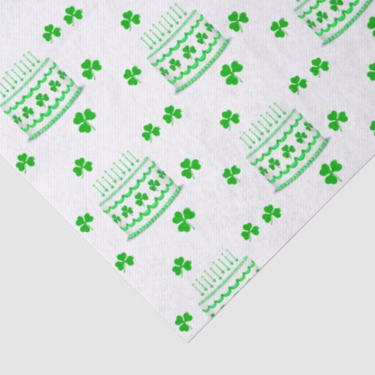 St. Patrick's Birthday Cake Pattern 薄葉紙 (詳細)