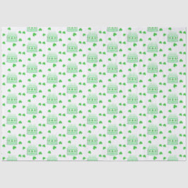 St. Patrick's Birthday Cake Pattern 薄葉紙