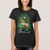 St Patrick's Blessed Cute Rainbow Adorable Christi Tシャツ (正面)