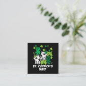 St Patricks Catricks Day Cats Saint Pattys エンクロージャーカード (スタンド正面)