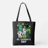 St Patricks Catricks Day Cats Saint Pattys トートバッグ (裏面)