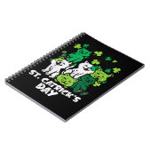 St Patricks Catricks Day Cats Saint Pattys ノートブック (左側)