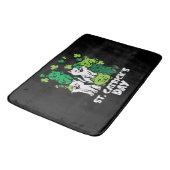 St Patricks Catricks Day Cats Saint Pattys バスマット (アングル)