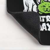 St Patricks Catricks Day Cats Saint Pattys マウスパッド (コーナー)