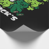 St Patricks Catricks Day Cats Saint Pattys ラッピングペーパー (角)