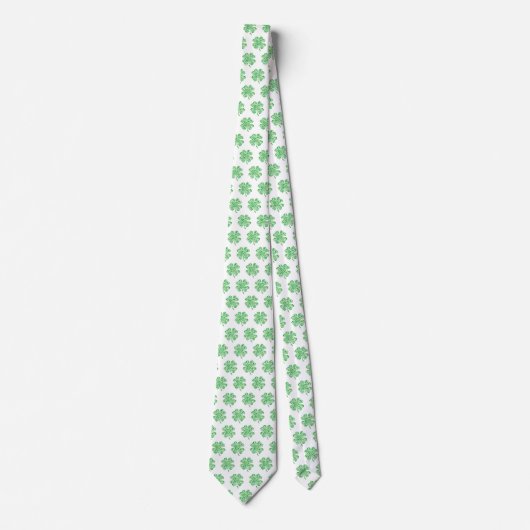 St. Patrick's Clover Men's Tie ネクタイ (正面)