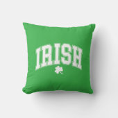 St. Patrick's Clover Pillow クッション (正面)