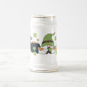 St. Patrick's Cute Day Gnomes ビールジョッキ (中央)