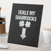 st patricks dayいけながシャムロックを汚す 台座サイン (インサイチュ)