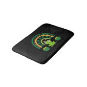 st patricks dayおもしろいかわいいカエル バスマット (アングル)