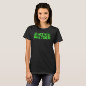 st patricks dayおもしろいとOの飲み物 Tシャツ (正面フル)