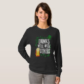 st patricks dayおもしろいとOの飲み物 Tシャツ (正面フル)