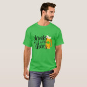 st patricks dayおもしろいとOtの飲み物 Tシャツ (正面フル)